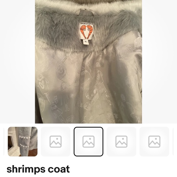 British Rare Shrimps Coat. 100 percent modacrylic

Lining acetate and viscose - Picture 7 of 7